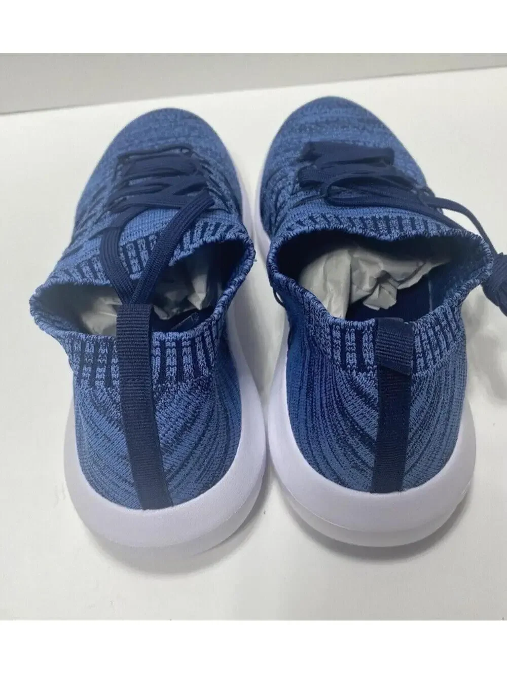 Women’s Blue Running Sneakers Size 10 Sock-Style Comfort Training Shoes New